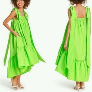 Christopher John Rogers x Target NWTs Tie Strap High Low Dress